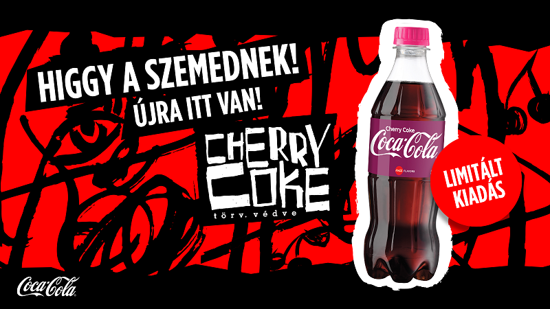 2021 nagy visszatérése! Újra kapható a sokak által hiányolt Cherry Coke!