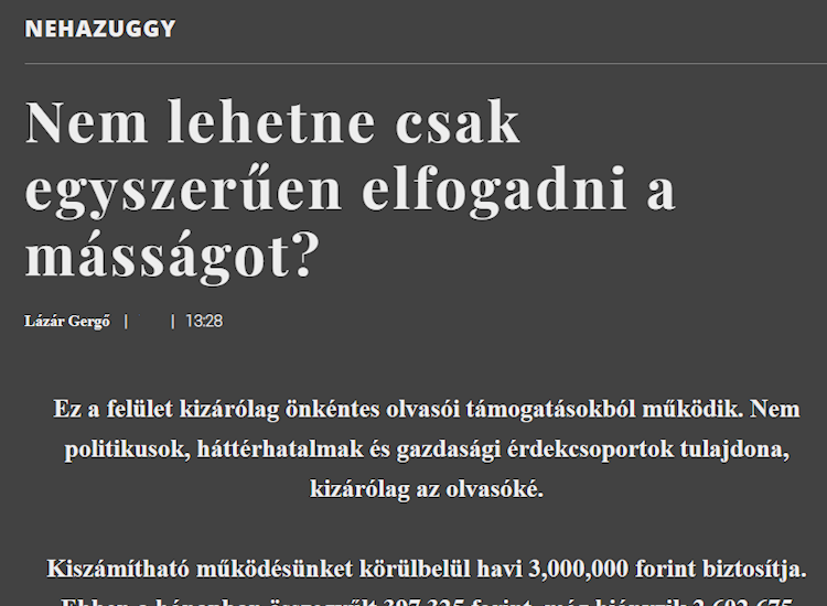 Miért kellene egyszerűen csak elfogadni a másságot?