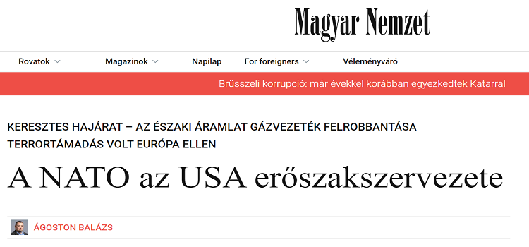 A NATO az USA erőszakszervezete